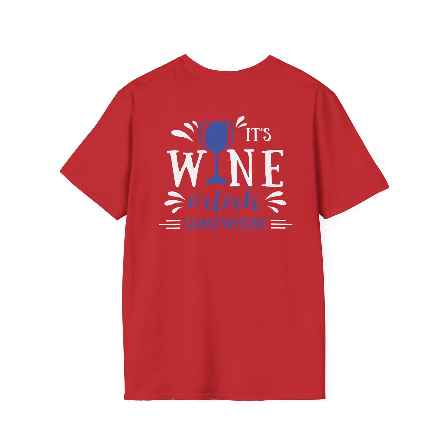 It’s Wine O Clock Somewhere T-Shirt | Wine Lover Tee | Funny Drinking Shirt