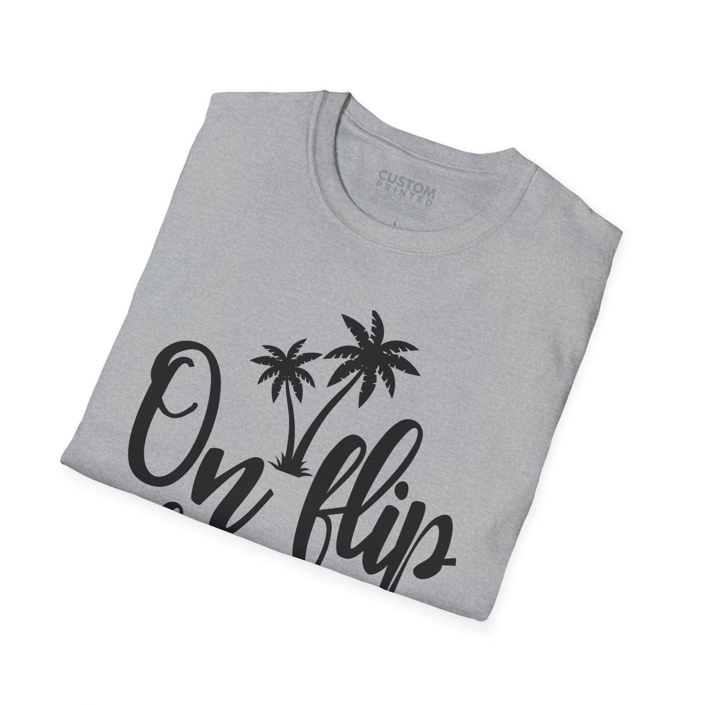 On Flip Flop Time T-Shirt | Summer Beach Vacation Tee
