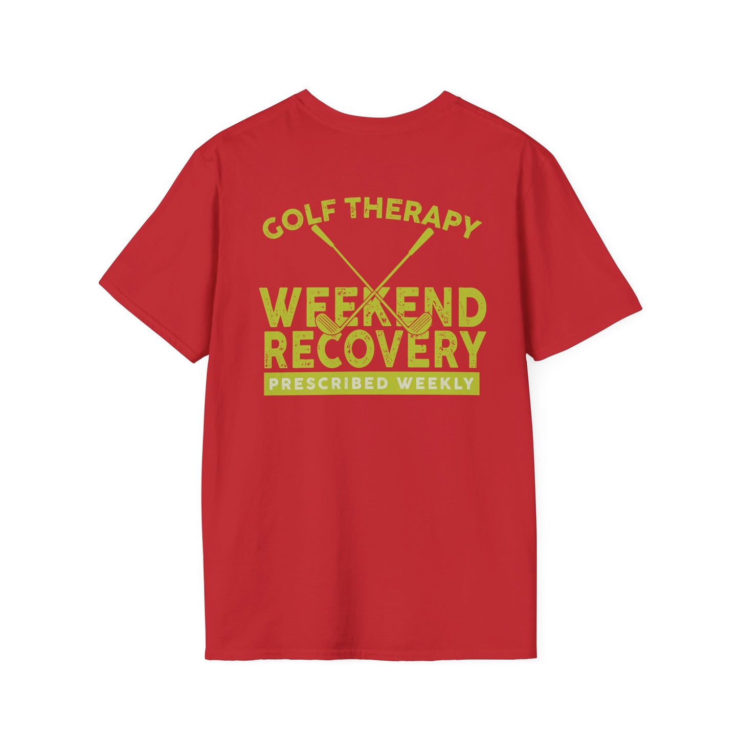 Golf Therapy Weekend Recovery T-Shirt | Golf Relaxation Tee | Golf Lifestyle Shirt