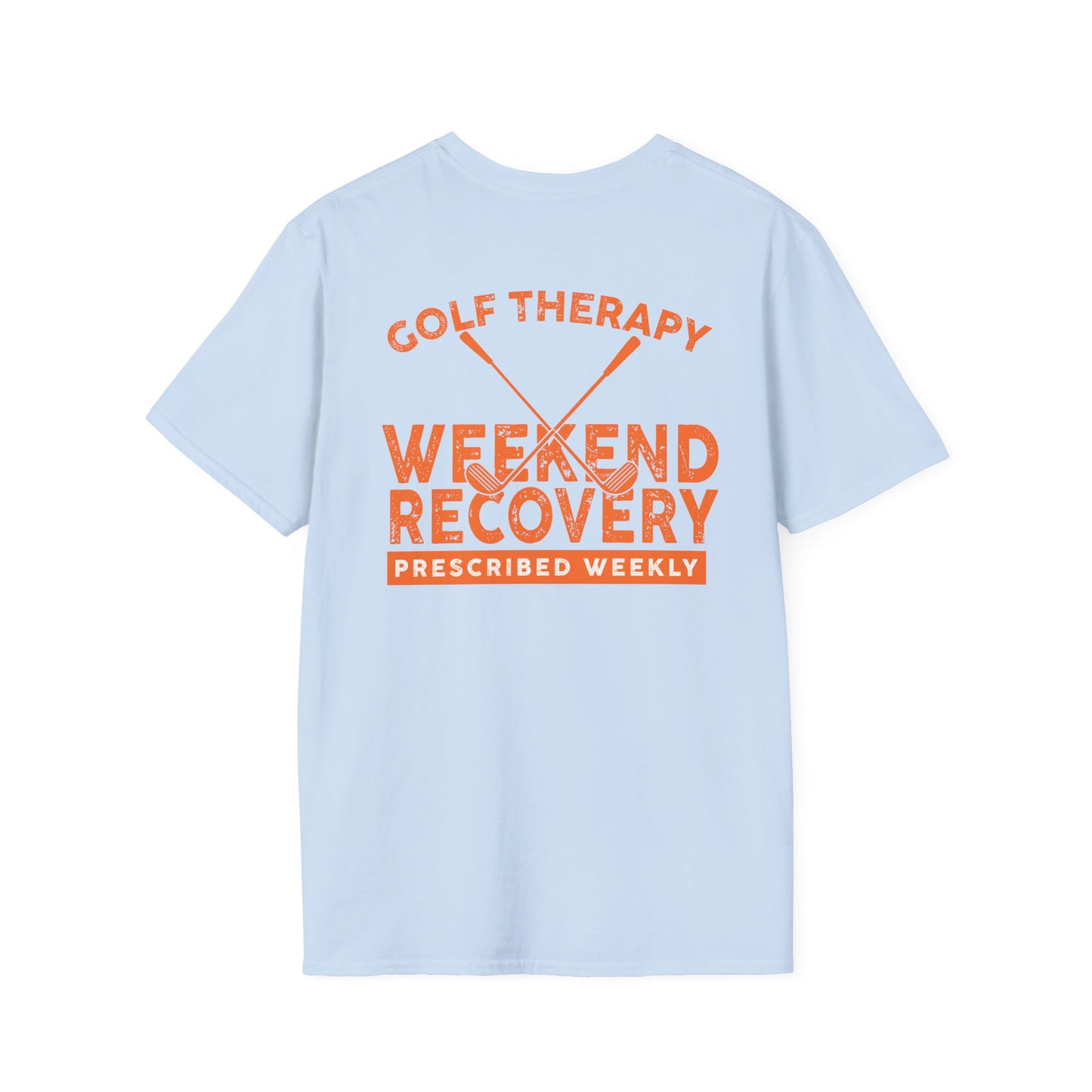 Golf Therapy Weekend Recovery T-Shirt | Golf Relaxation Tee | Golf Lifestyle Shirt