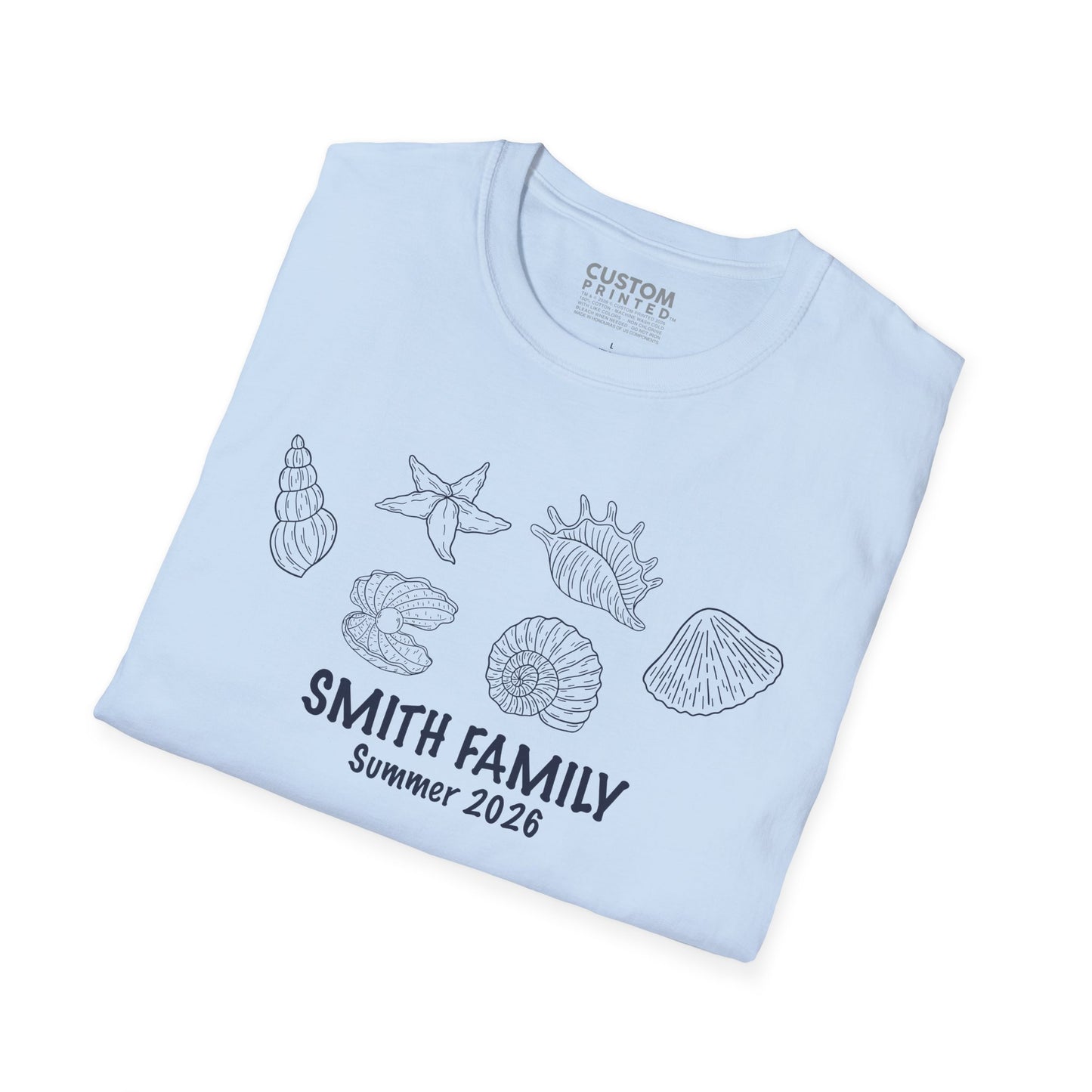 Custom Family Vacation Tee Ocean Theme Shirt | Beach Family T-Shirt