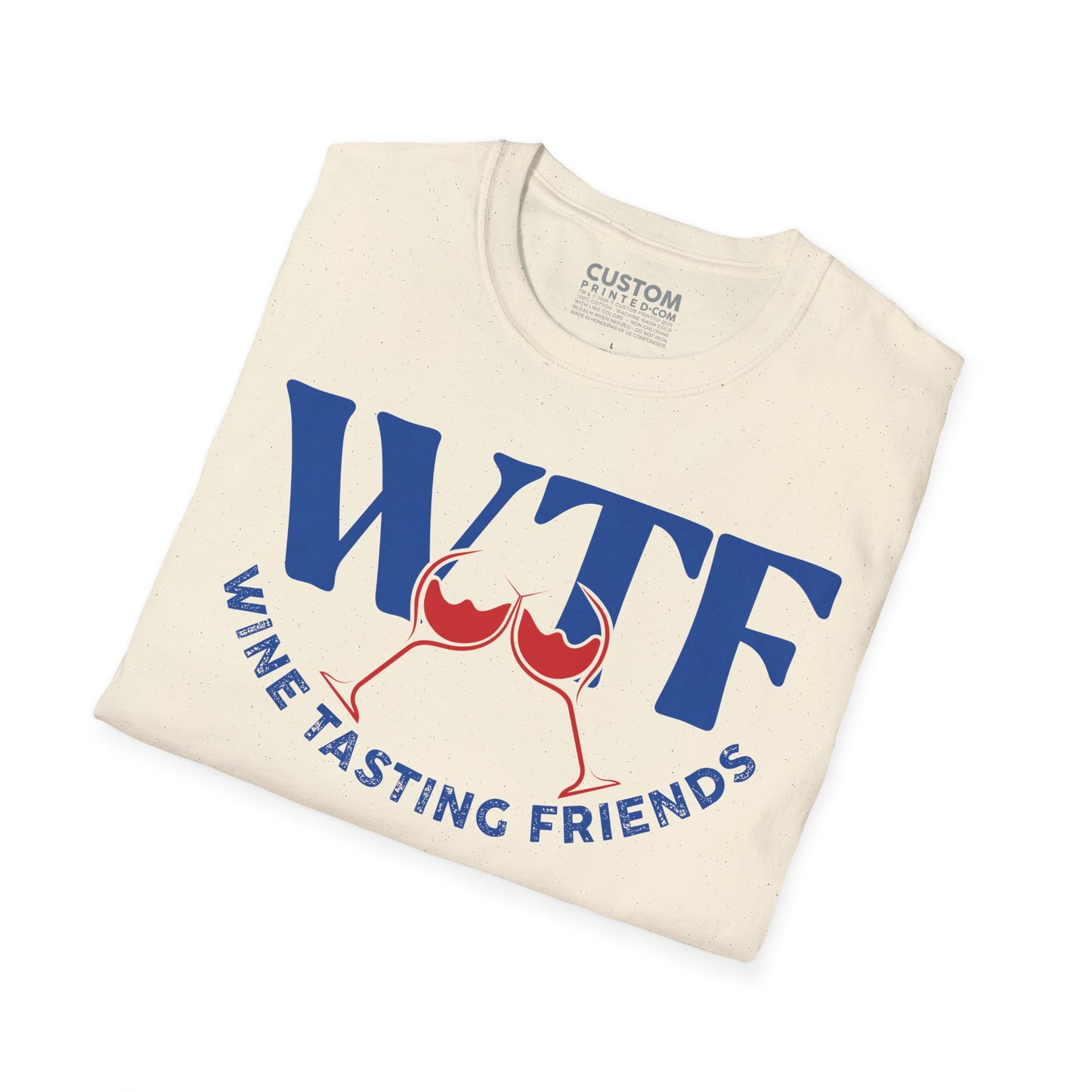 WTF Wine Tasting Friends T-Shirt | Wine Lover Tee | Drinking Friends Shirt