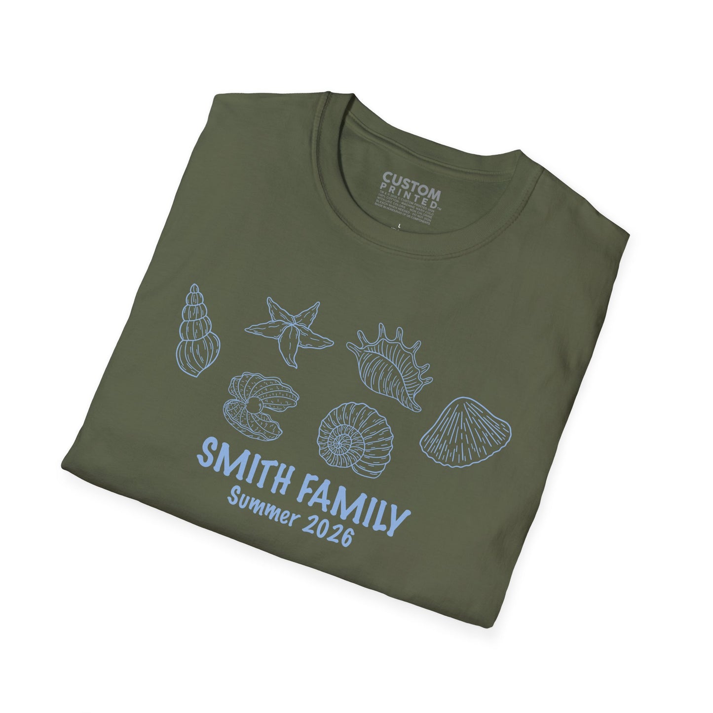 Custom Family Vacation Tee Ocean Theme Shirt | Beach Family T-Shirt