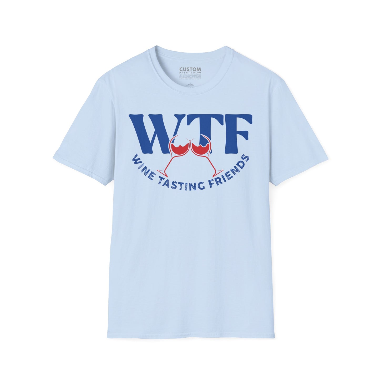 WTF Wine Tasting Friends T-Shirt | Wine Lover Tee | Drinking Friends Shirt