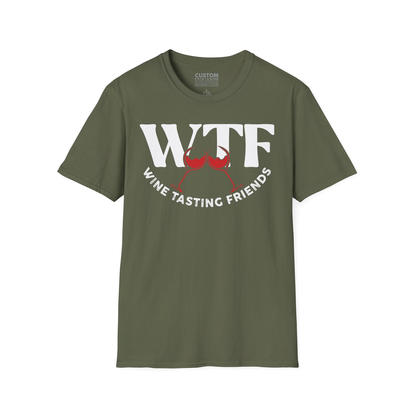 WTF Wine Tasting Friends T-Shirt | Wine Lover Tee | Drinking Friends Shirt