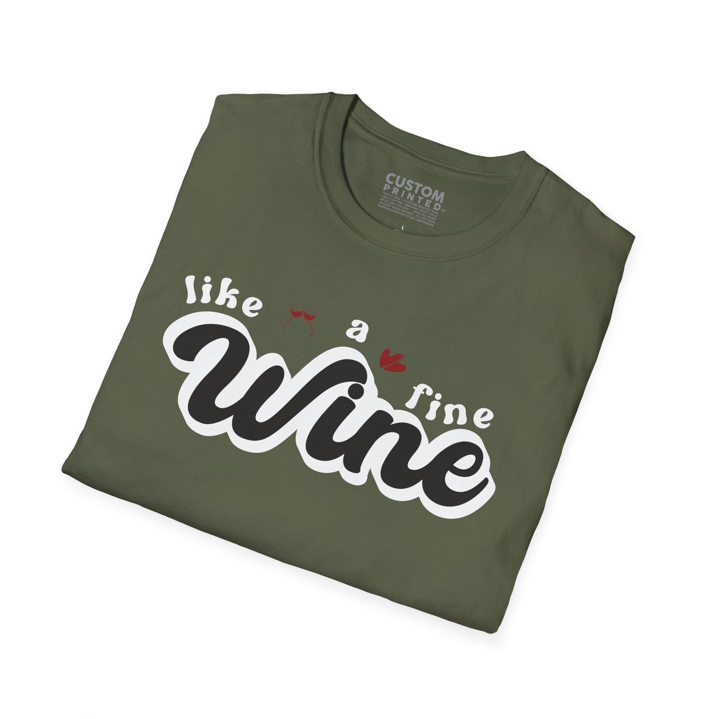 Like a Fine Wine T-Shirt | Retro Wine Lover Tee