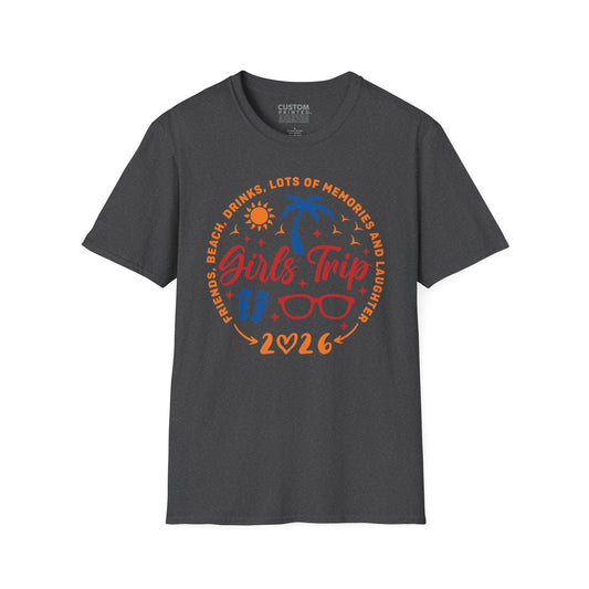 Girls Trip T-Shirt Matching Group Vacation Tee | Girls Squad Travel Shirt | Custom Holiday Outfit