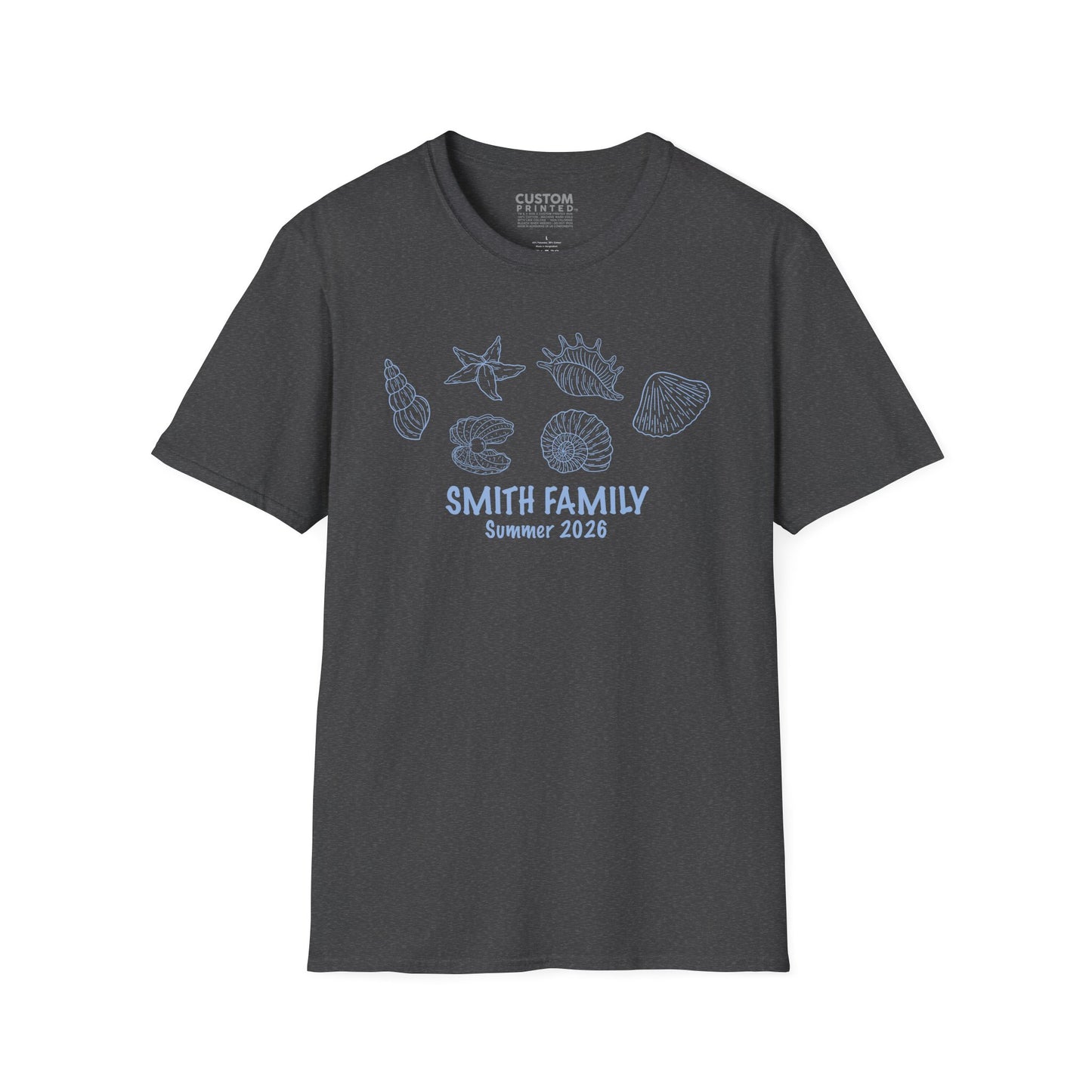 Custom Family Vacation Tee Ocean Theme Shirt | Beach Family T-Shirt