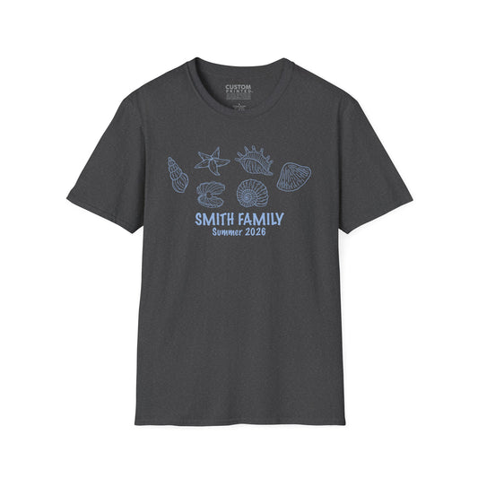 Custom Family Vacation Tee Ocean Theme Shirt | Beach Family T-Shirt