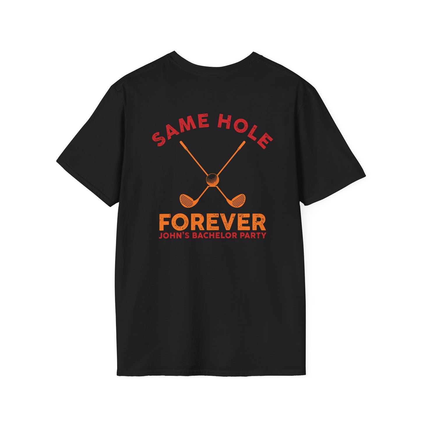 Personalized Same Hole Forever T-Shirt | Custom Golf Couple Tee