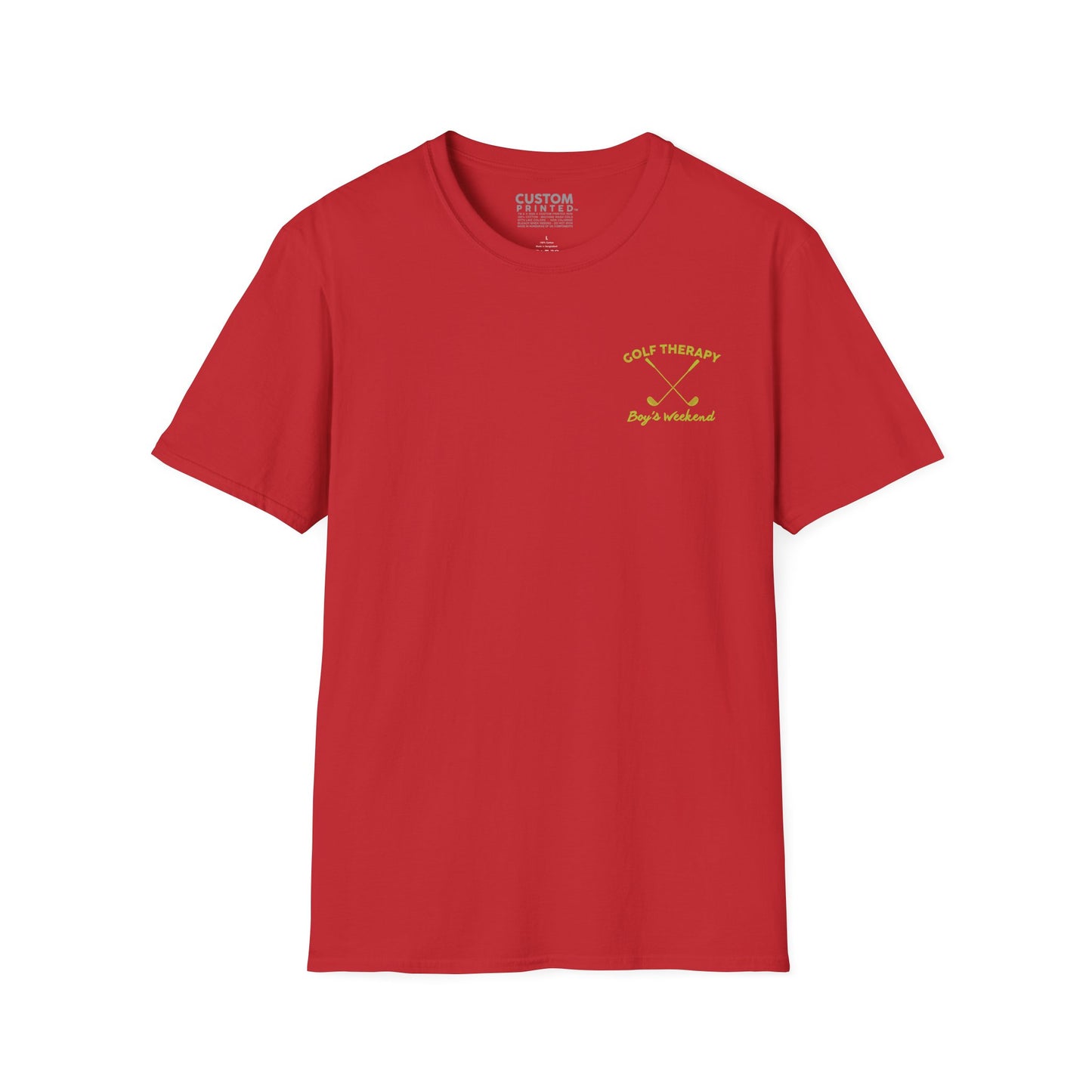 Golf Therapy Weekend Recovery T-Shirt | Golf Relaxation Tee | Golf Lifestyle Shirt