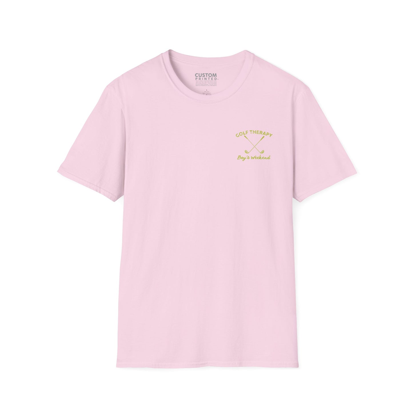 Golf Therapy Weekend Recovery T-Shirt | Golf Relaxation Tee | Golf Lifestyle Shirt