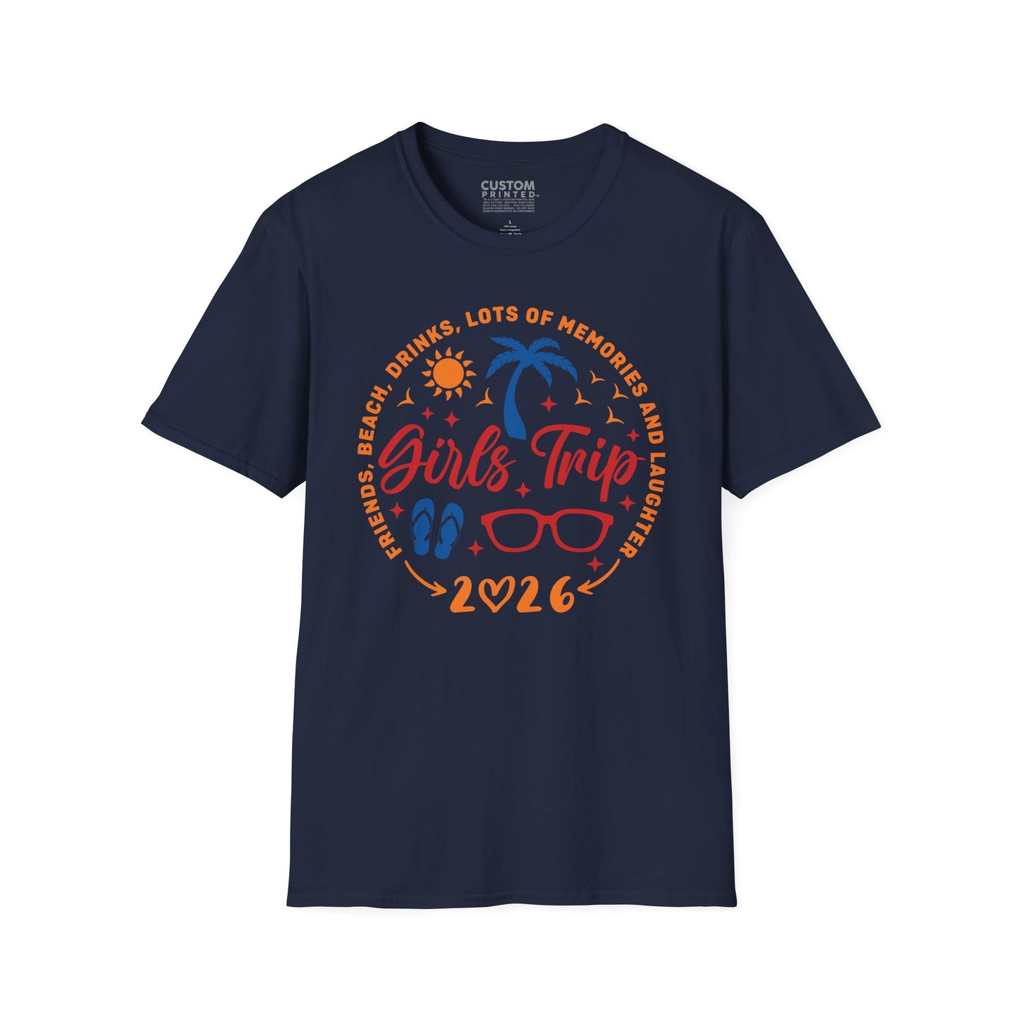 Girls Trip T-Shirt Matching Group Vacation Tee | Girls Squad Travel Shirt | Custom Holiday Outfit
