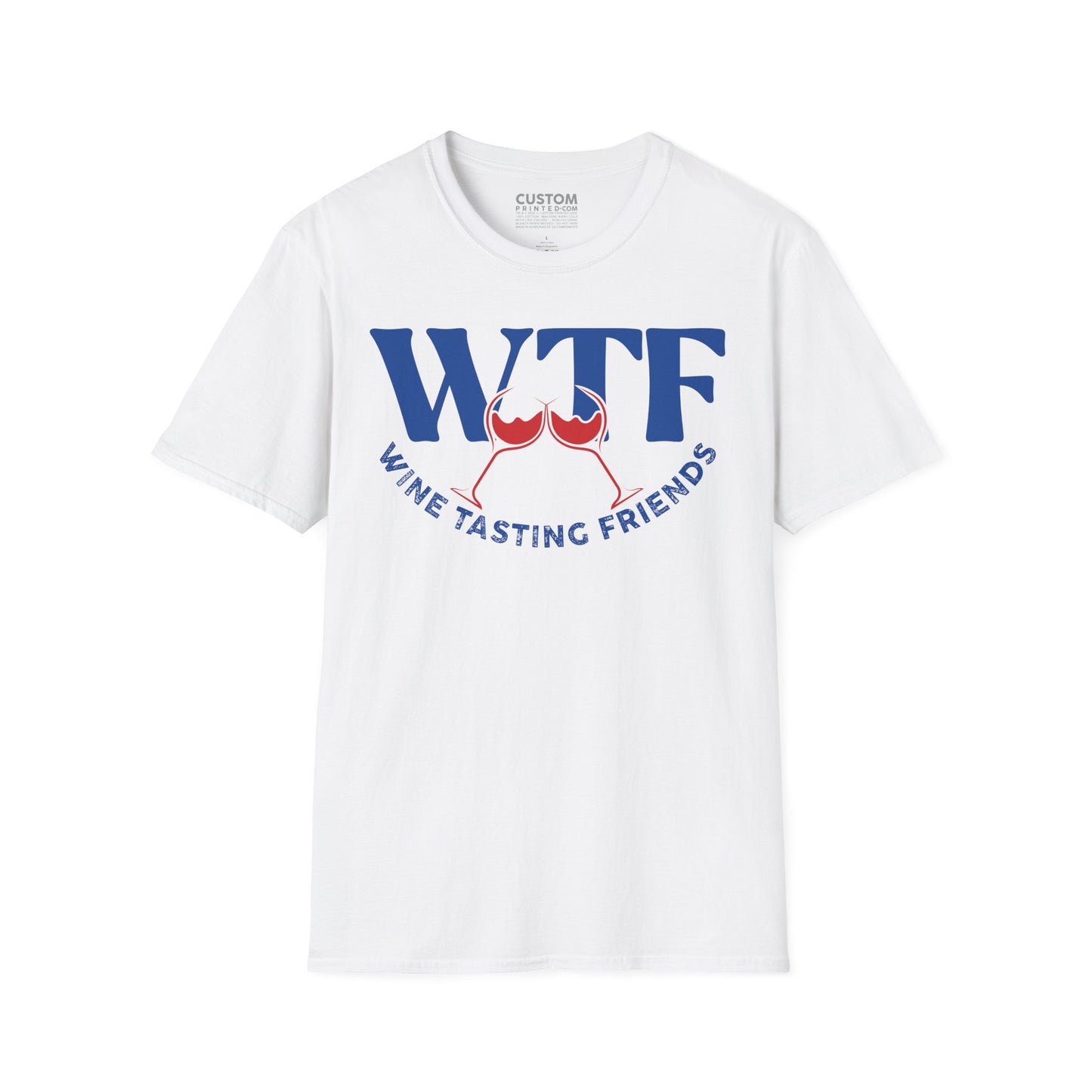 WTF Wine Tasting Friends T-Shirt | Wine Lover Tee | Drinking Friends Shirt