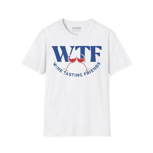 WTF Wine Tasting Friends T-Shirt | Wine Lover Tee | Drinking Friends Shirt