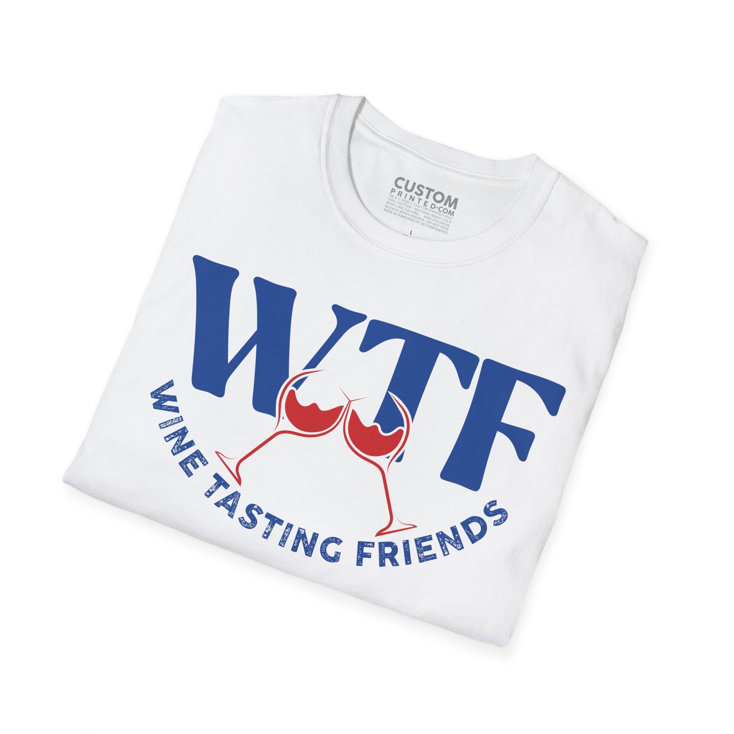 WTF Wine Tasting Friends T-Shirt | Wine Lover Tee | Drinking Friends Shirt