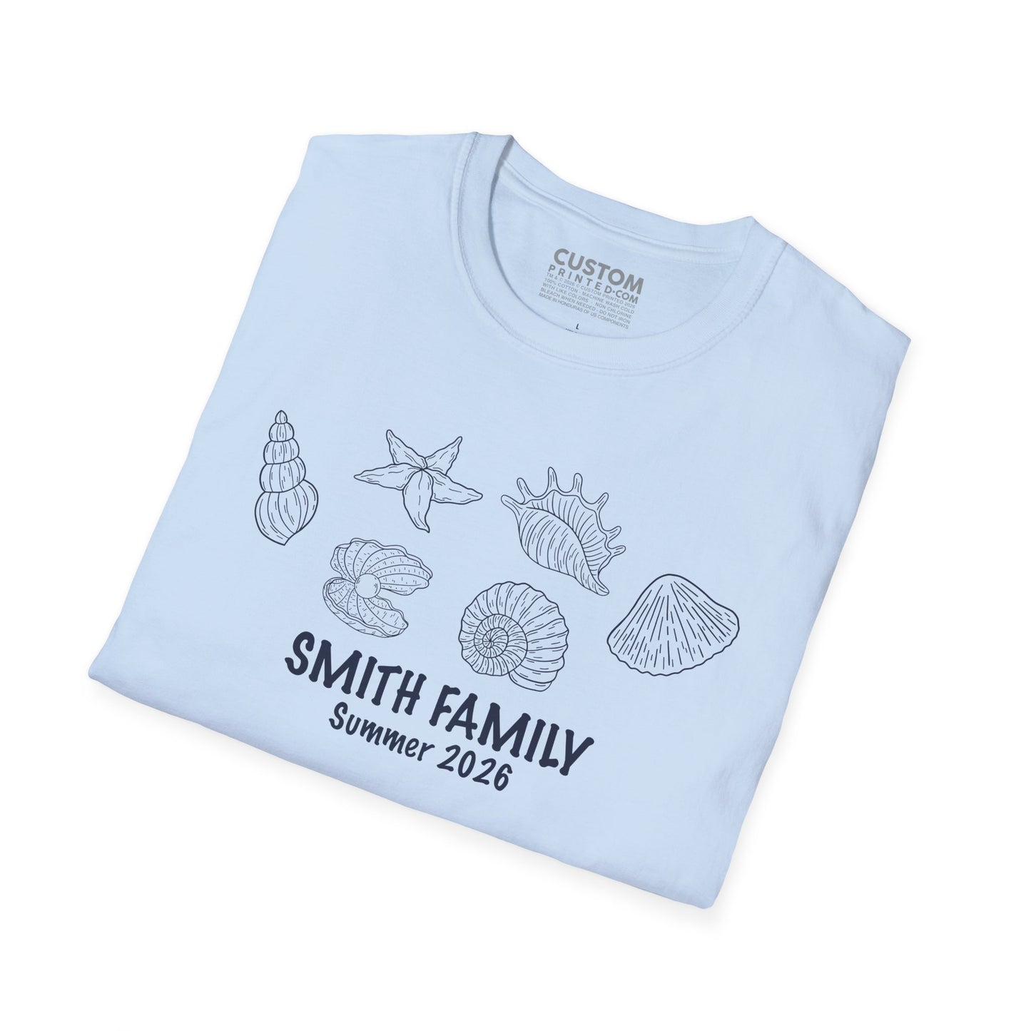 Custom Family Vacation Tee Ocean Theme Shirt | Beach Family T-Shirt