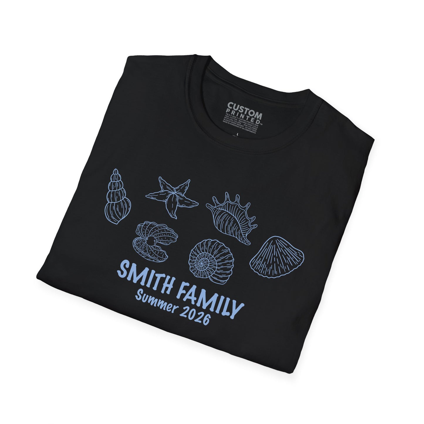 Custom Family Vacation Tee Ocean Theme Shirt | Beach Family T-Shirt
