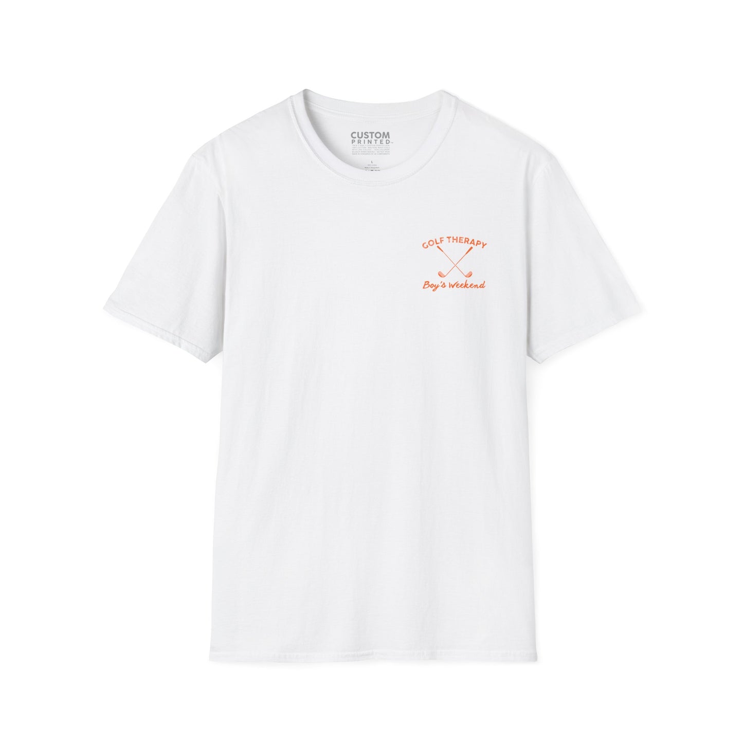 Golf Therapy Weekend Recovery T-Shirt | Golf Relaxation Tee | Golf Lifestyle Shirt