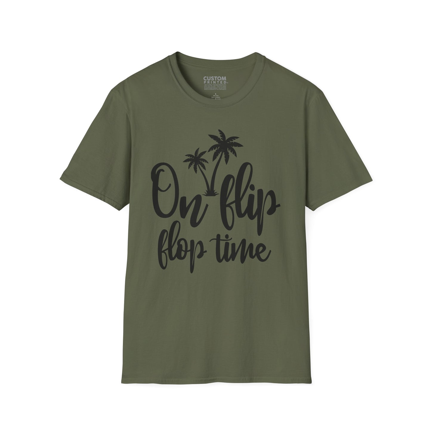 On Flip Flop Time T-Shirt | Summer Beach Vacation Tee