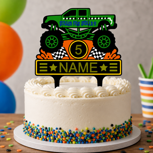 Monster Truck Party Package - Intermediate | Up to 8 kids | Free Shipping