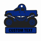 Personalized Monster Truck Bag Tag / Keychain