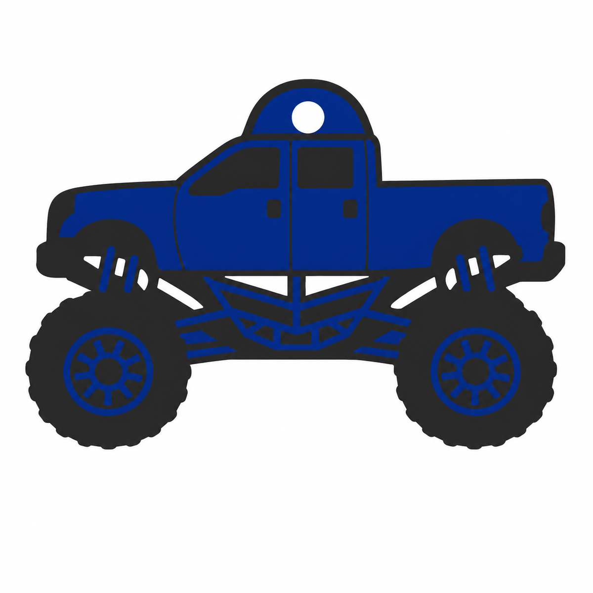 Monster Truck Bag Tag / Keychain