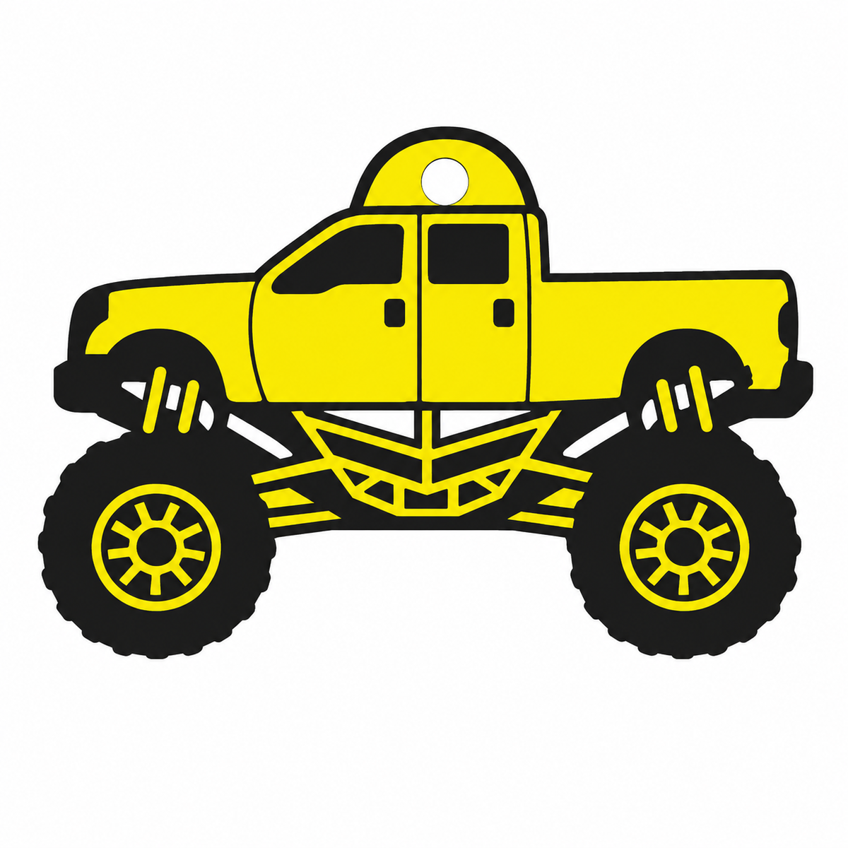 Monster Truck Bag Tag / Keychain