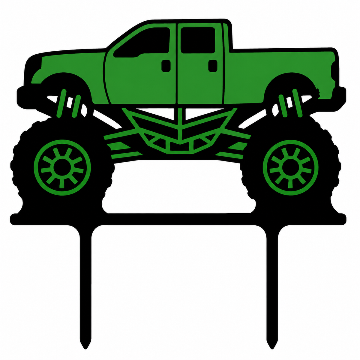 Monster Truck Basic Cake Topper
