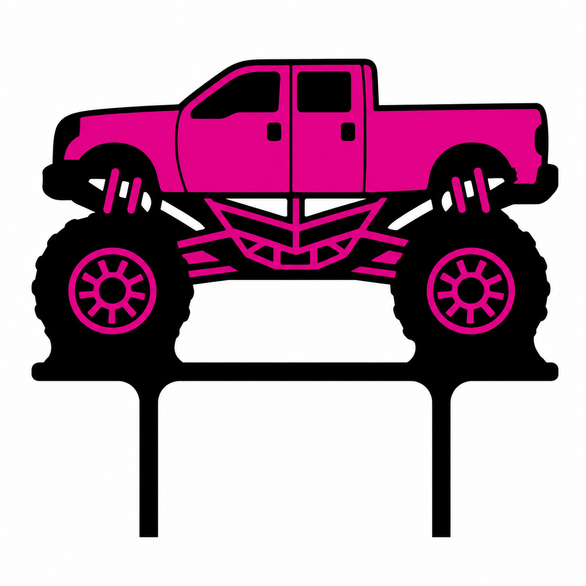 Monster Truck Basic Cake Topper