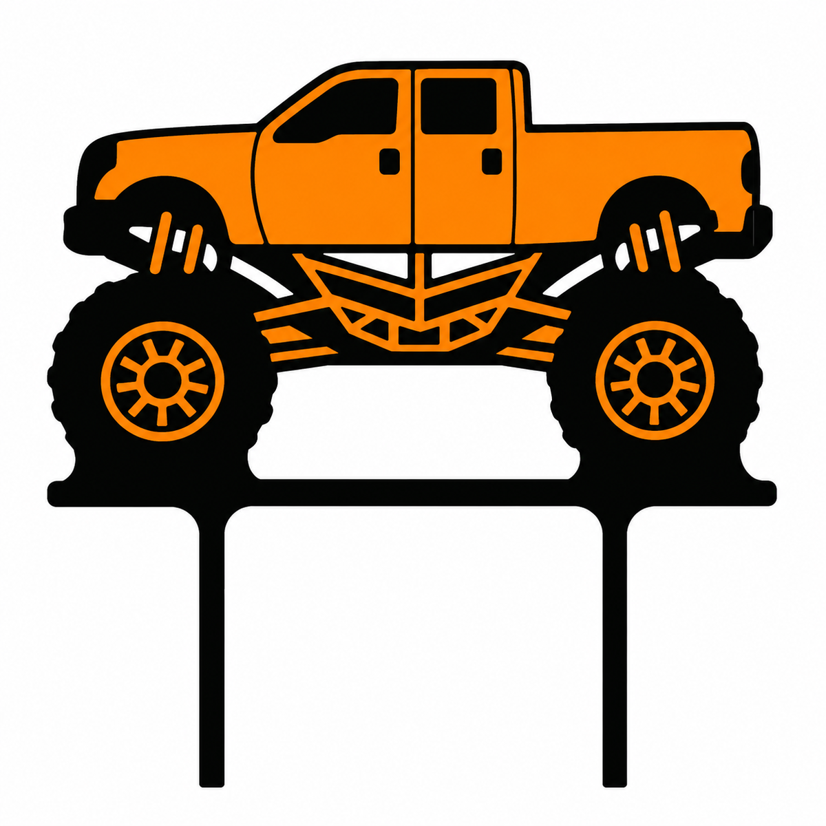 Monster Truck Basic Cake Topper