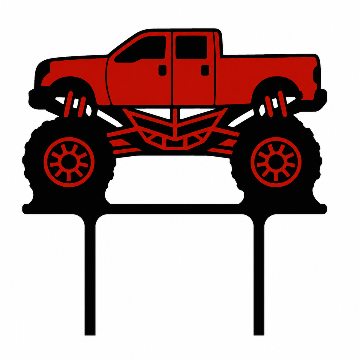Monster Truck Basic Cake Topper