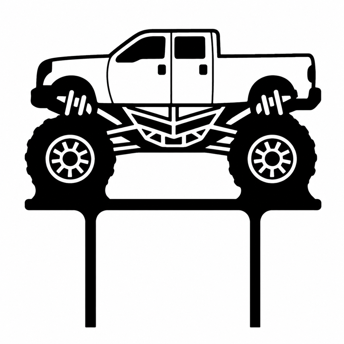 Monster Truck Basic Cake Topper