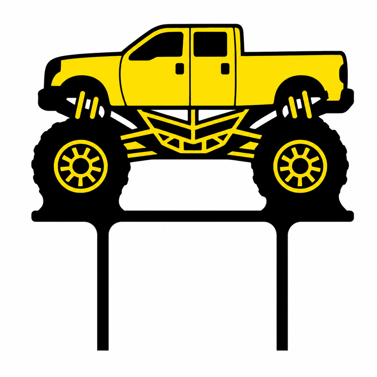 Monster Truck Basic Cake Topper