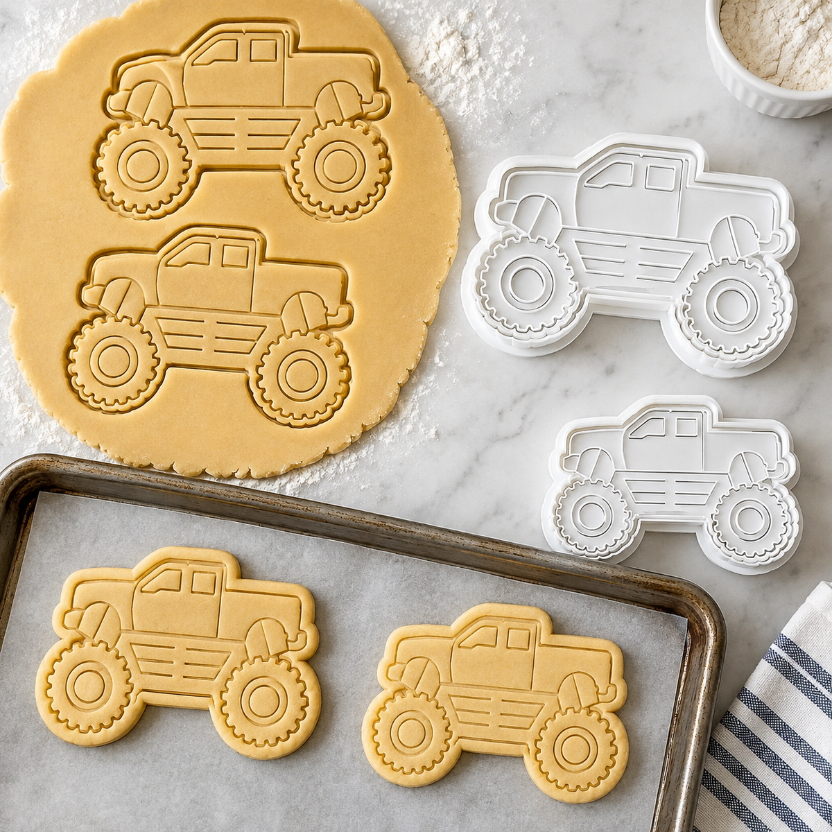 Monster Truck Party Package - Intermediate | Up to 8 kids | Free Shipping