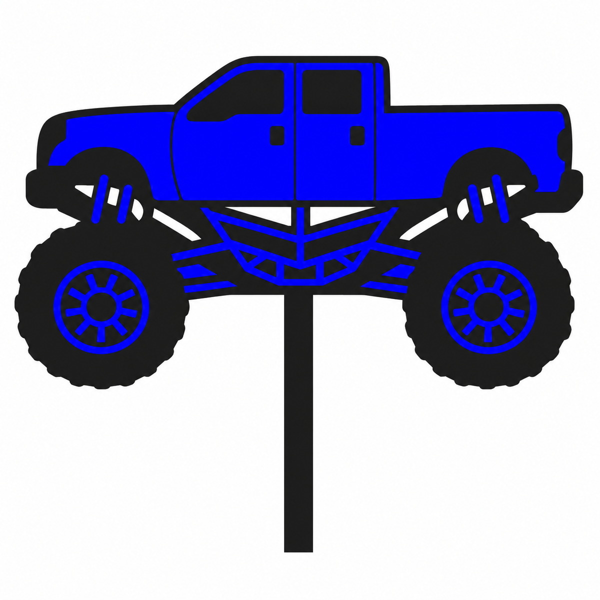 Monster Truck Cupcake Toppers - 8 Pack