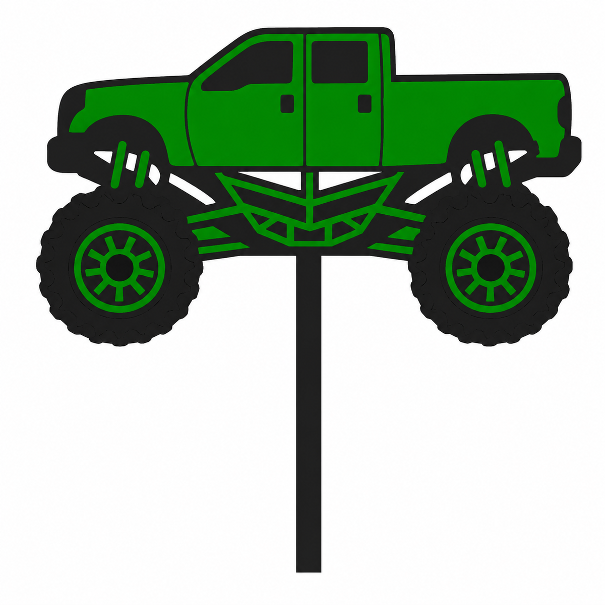 Monster Truck Cupcake Toppers - 8 Pack
