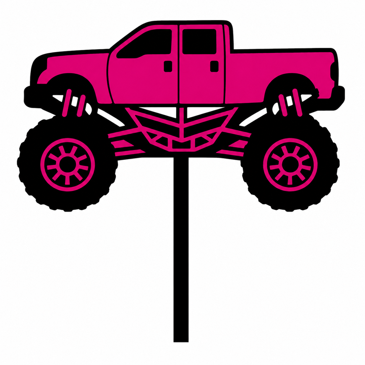 Monster Truck Cupcake Toppers - 8 Pack