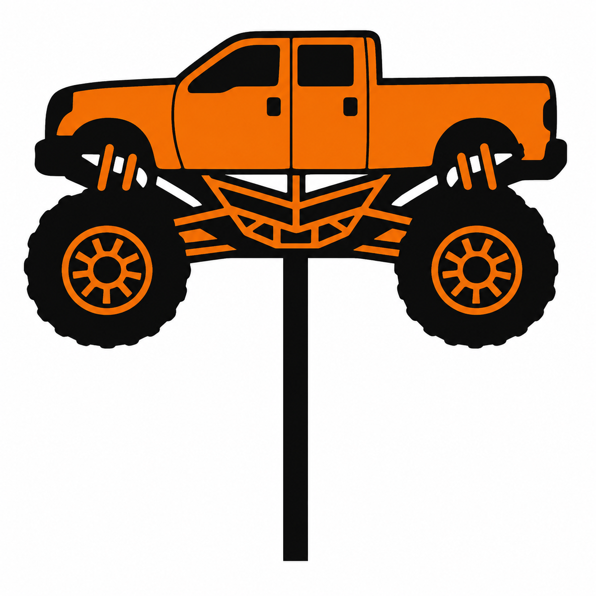 Monster Truck Cupcake Toppers - 8 Pack