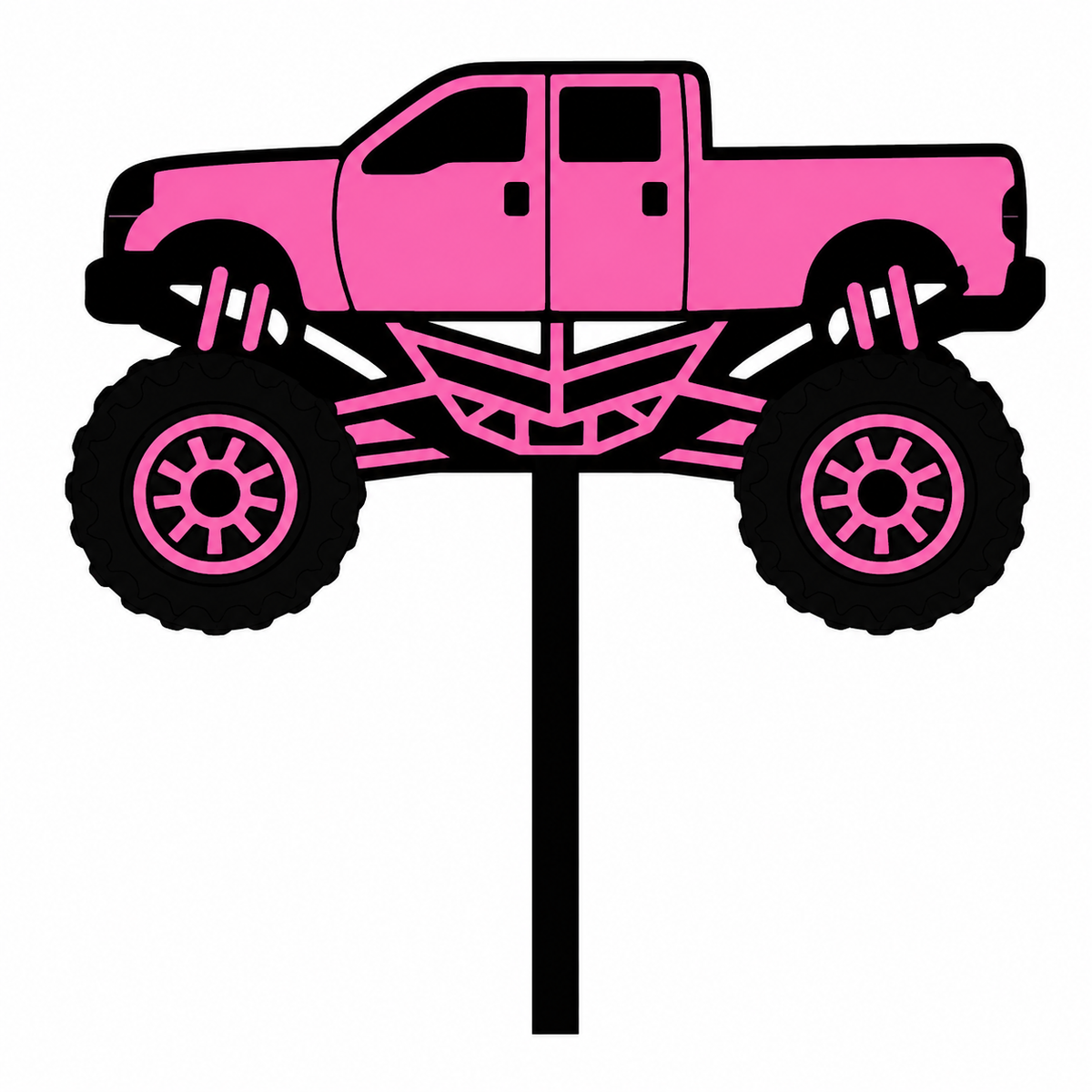 Monster Truck Cupcake Toppers - 8 Pack