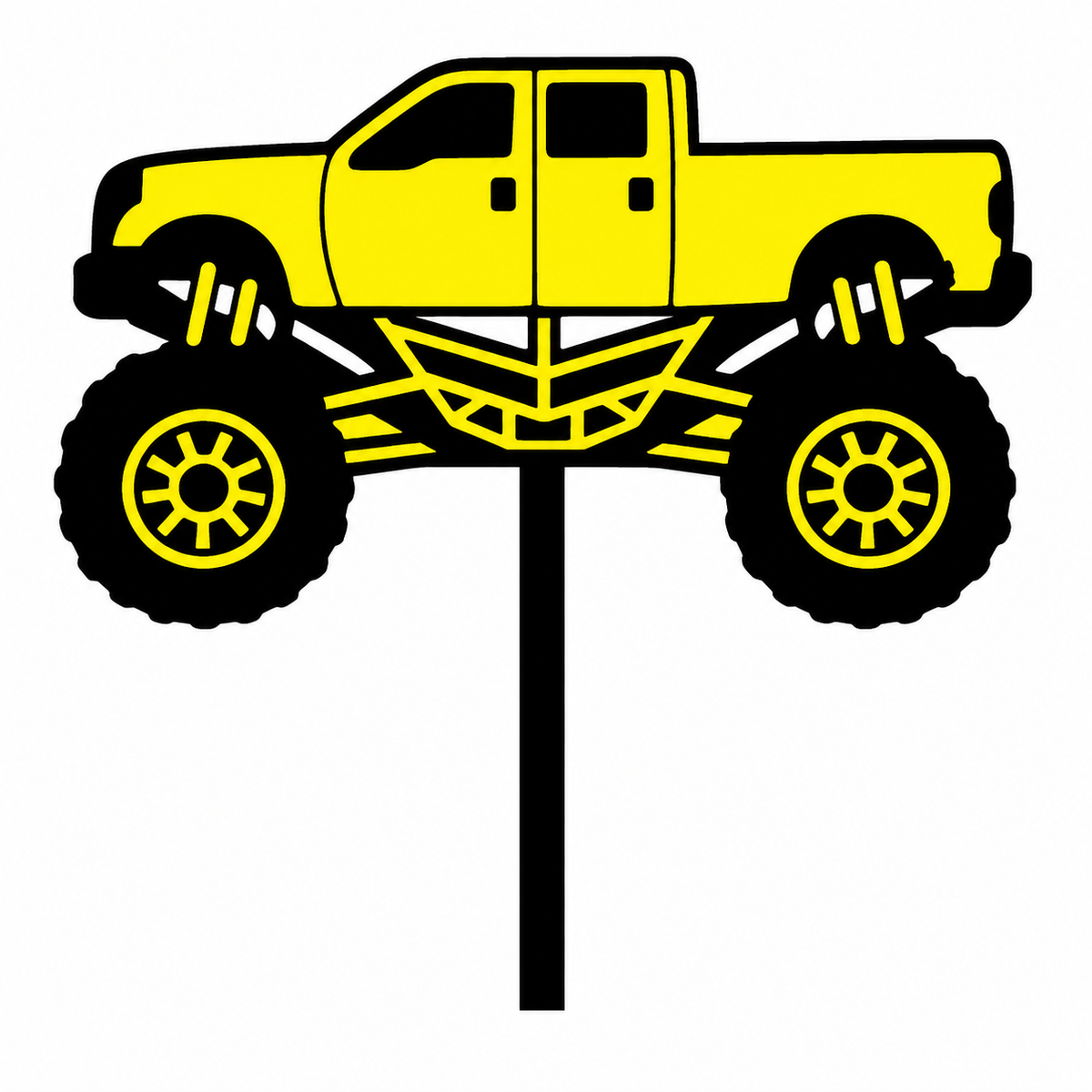Monster Truck Cupcake Toppers - 8 Pack