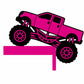 Monster Truck Door Frame Sign