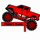 Personalized Monster Truck Door Frame Sign