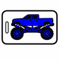 Personalized Monster Truck Luggage Tags - 2 Sided