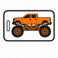 Personalized Monster Truck Luggage Tags - 2 Sided
