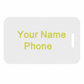 Personalized Monster Truck Luggage Tags - 2 Sided