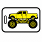 Personalized Monster Truck Luggage Tags - 2 Sided