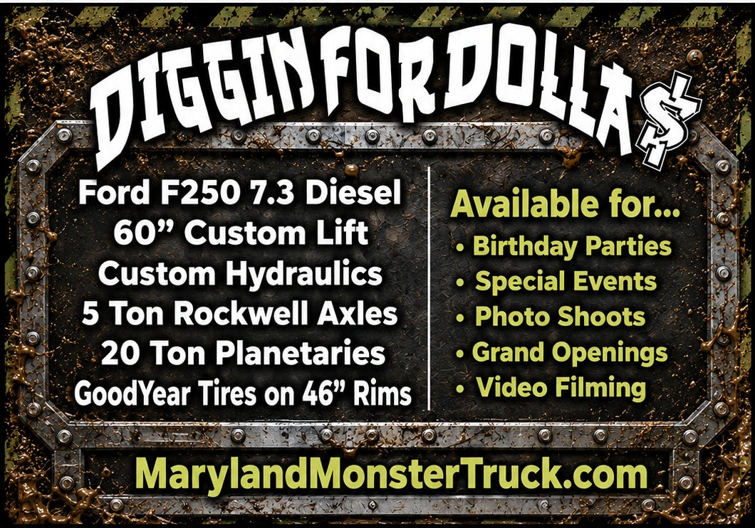 Monster Truck Party Package - Intermediate | Up to 8 kids | Free Shipping